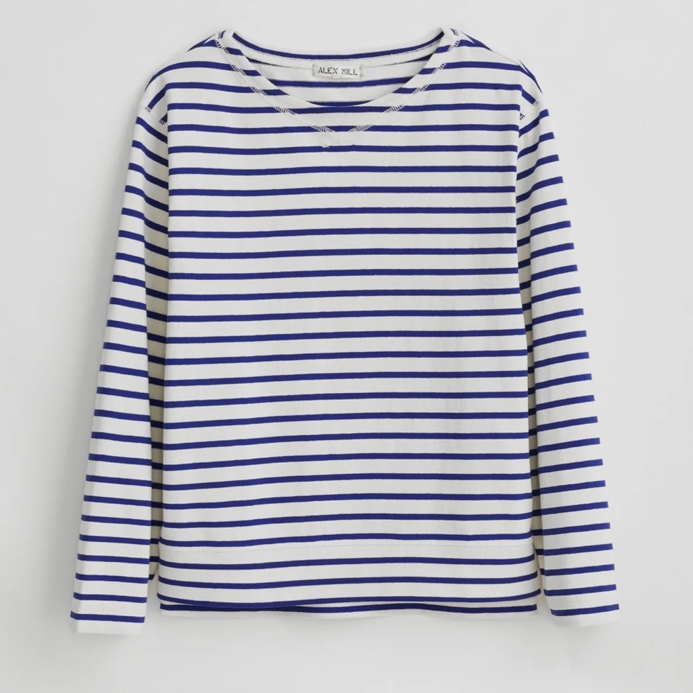 nwt alex mill lakeside stripe top